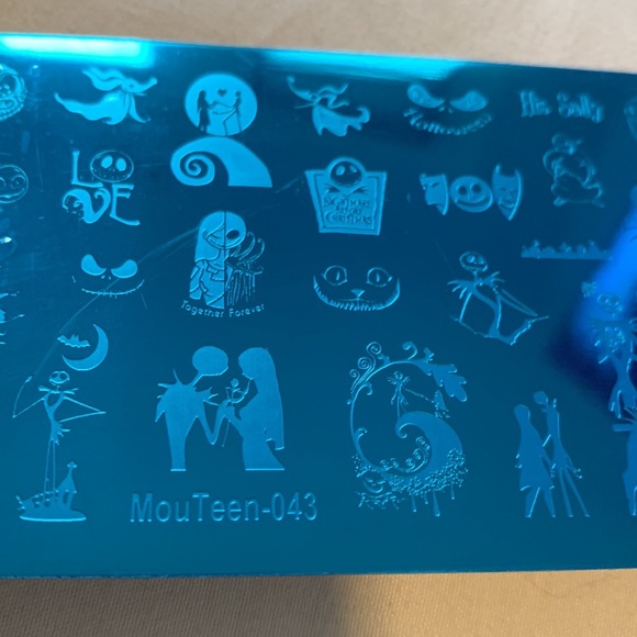 Nightmare Before Christmas themed mail stamping plate - new - Picture 3 of 4